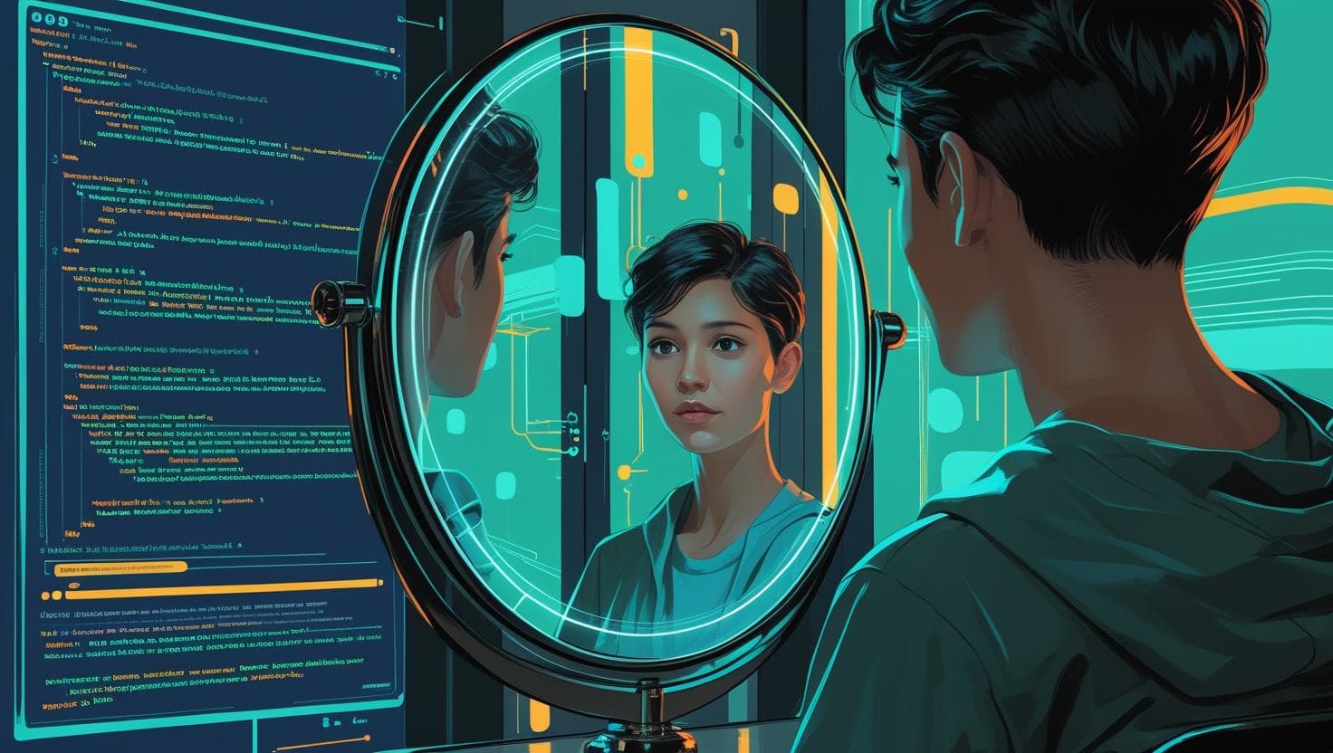 Cover image for The AI Mirror: What It Really Means to Be a Full-Stack Developer Today