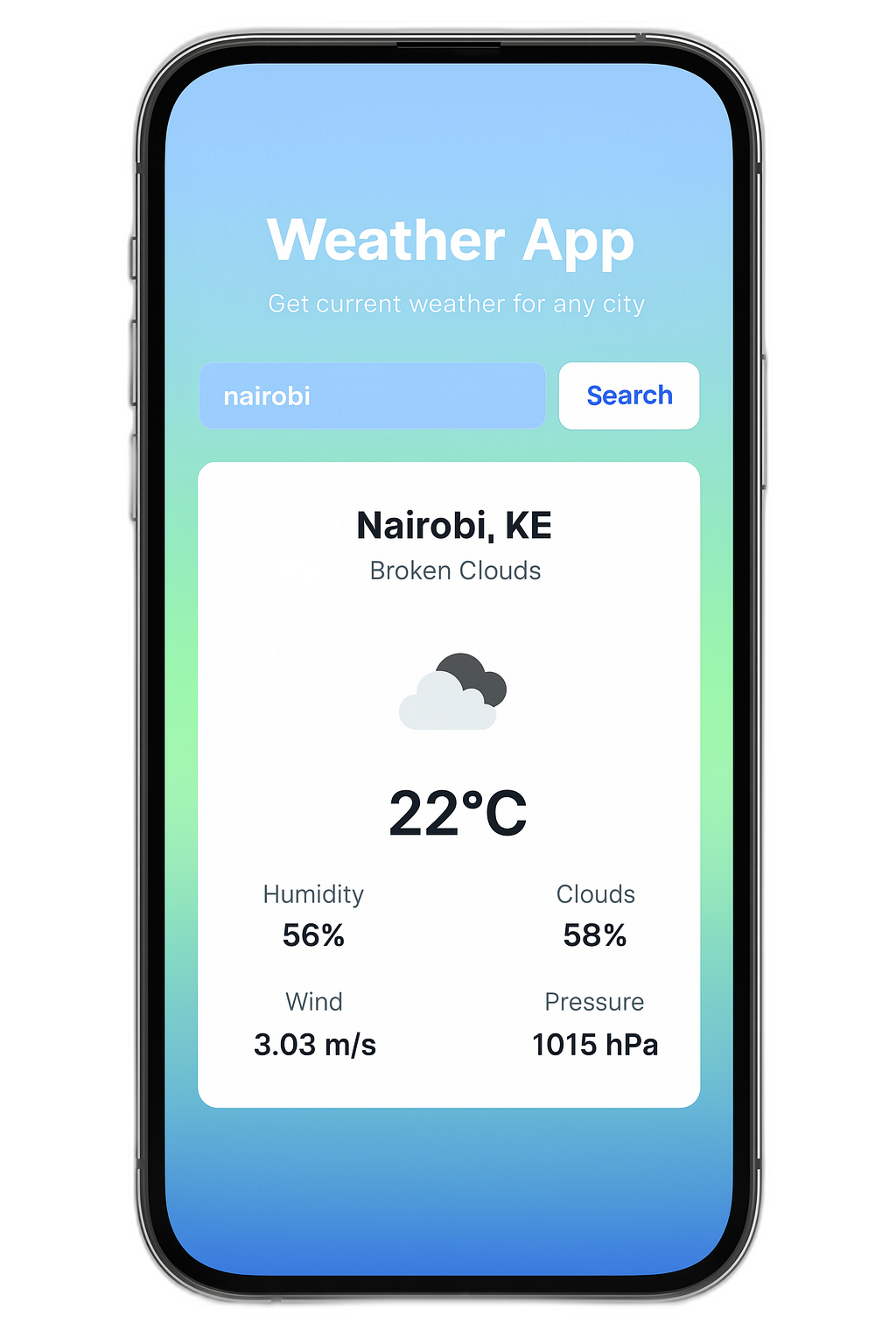 Weather App main